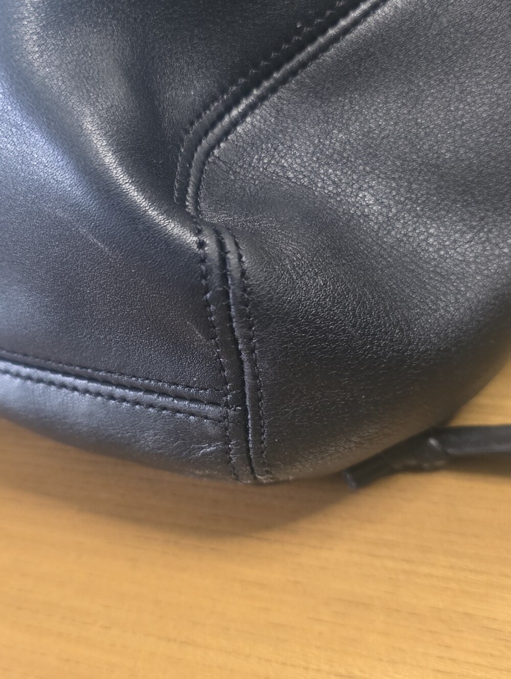 Coach Lexington 4180 Vintage 1998 Drawstring Bucket Bag Y2K Black Leather Italy - Picture 14 of 15